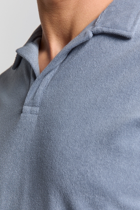 NO-EXCESS polo revers solid terry knit